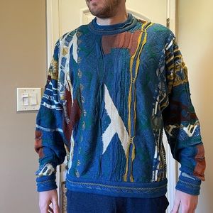 Coogi Blues Sweater, Men’s Large, Never Worn